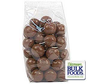 Bulk Foods Milk Chocolate Malt Balls 12/11oz Sealed Bags logo