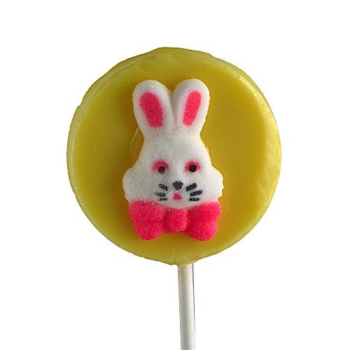 Bunny On Round Individual Lollipop logo