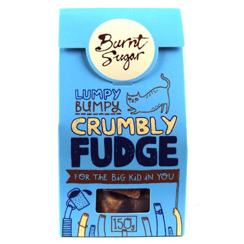 Burnt Sugar Chocolate Crumbly Fudge 110g logo