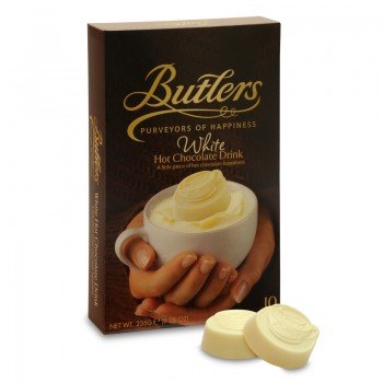 Butlers Chocolate Meltaways, White Hot, 8.28 Ounce logo