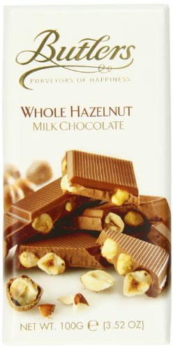 Butlers Milk Chocolate Bar, Hazelnut, 3.52 Ounce logo