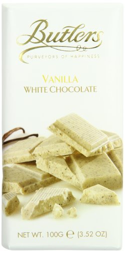 Butlers White Chocolate With Vanilla, 3.52 Ounce logo