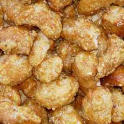 Butter Toffee Cashews 1lb Bag logo