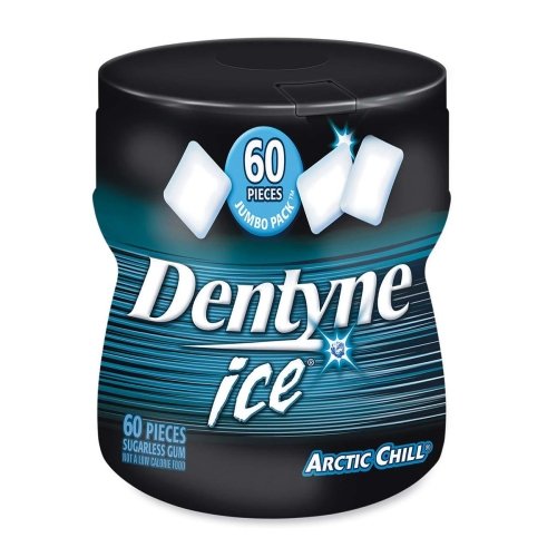 Cadbury 60-pieces Ice Chewing Gum – Arctic Chill – Sugar-free, Breath Freshening – 4 / Box logo