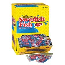 Cadbury Adams : Swedish Fish Candy,individually Wrapped,46.5 Oz.,240/bx,rd -:- Sold As 2 Packs Of – 240 – / – Total Of 480 Each logo