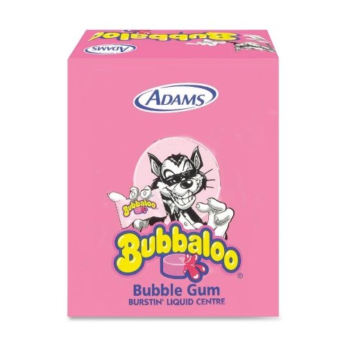 Cadbury Bubbaloo Bubble Gum – Individually Wrapped – 60 / Box logo