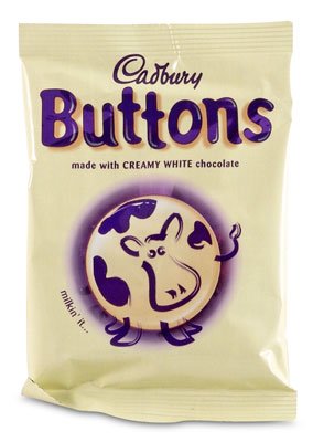 Cadbury Buttons – White Chocolate – Sold As Each logo