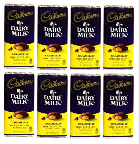 Cadbury Caramello 8 Pieces Of 4 Oz – Tj11 logo