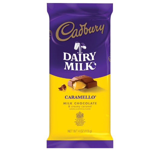 Cadbury Caramello Bar, Milk Chocolate & Creamy Caramel, 4 ounce Bars (Pack of 6) logo