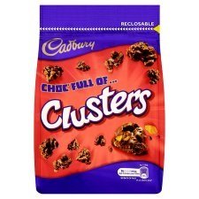 Cadbury Chocolate Raisin Clusters 140g X 4 Pack logo