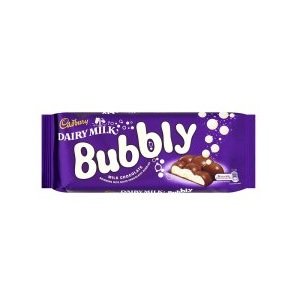 Cadbury Dairy Milk Bubbly White Chocolate 100g X 4 Pack logo