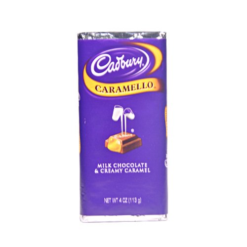 Cadbury Dairy Milk Caramello Milk Chocolate & Creamy Caramel Bar 4 Oz logo