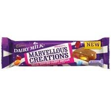 Cadbury Dairy Milk Marvellous Creations Jelly Popping Candy Shells 12x47g logo