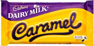 Cadbury Dairy Milk W/caramel 50g -fast logo