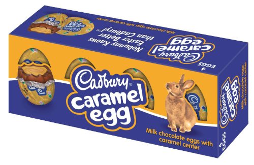 Cadbury Easter Caramel Eggs, 4-count, 4.8oz Boxes (Pack of 6) logo