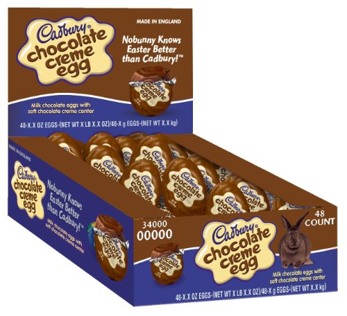 Cadbury Easter Chocolate Creme Egg 48 Count, 1.2-ounce logo