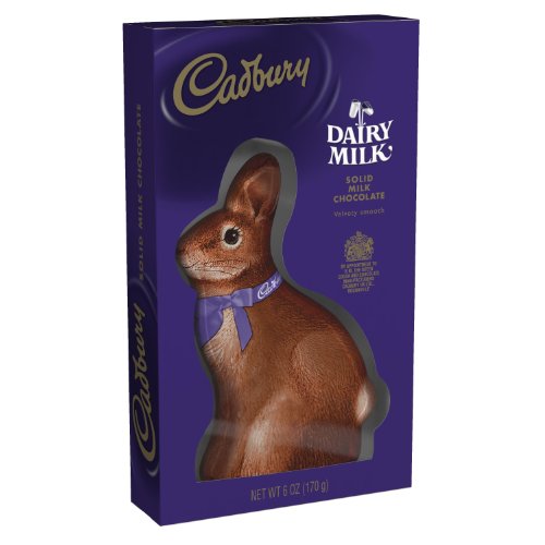 Cadbury Easter Dairy Milk Solid Milk Chocolate Bunny, 6 ounce Boxes (Pack of 4) logo