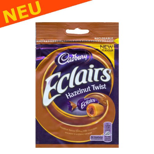 Cadbury Eclairs Hazelnut 180g logo