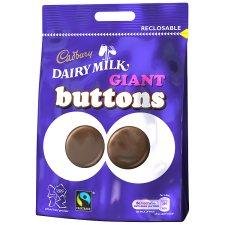 Cadbury Fair Trade Giant Buttons 175g – Pack of 6 logo