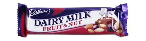 Cadbury Fruit & Nut, 1.73 ounce Units (Pack of 24) logo