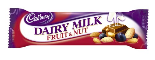 Cadbury Fruit & Nut, 1.73 Oz. Bars (Pack of 12) logo