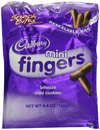 Cadbury Milk Chocolate Mini Finger Pouch, 4.4 Ounce (Pack of 12) logo