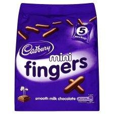 Cadbury Mini Fingers 5 Snack Pack 22g – Pack of 6 logo