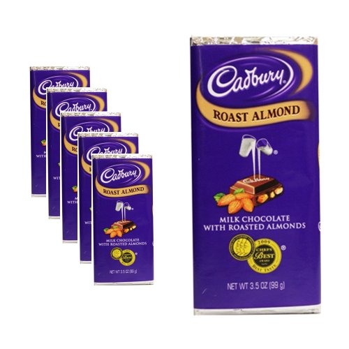 Cadbury Roast Almond Bar 6pcs 3.5oz logo