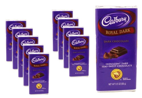 Cadbury Royal Dark 10pcs 3.5oz logo