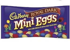 Cadbury Royal Dark Chocolate Candy Coated Mini Eggs, 10 ounce Packages (Pack of 3) logo