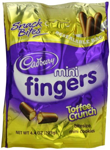 Cadbury Toffee Mini Finger Pouch, 4.4 Ounce (Pack of 12) logo