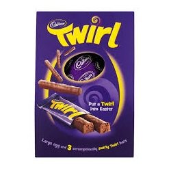 Cadbury Twirl Chocolate Easter Egg 325g logo