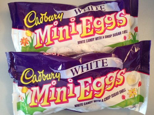 Cadbury White Mini Eggs Easter Limited Edition, 9 Oz Bag – Pack of 2 logo