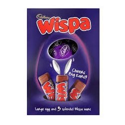 Cadbury Wispa Chocolate Easter Egg 313g logo