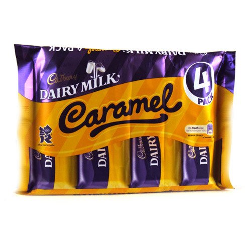 Cadburys Caramel 4 Pack 200g logo