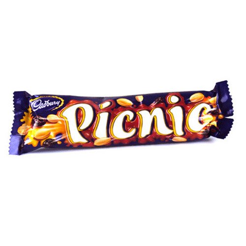 Cadburys Picnic – Nutty and Chewy Chocolate Bar logo