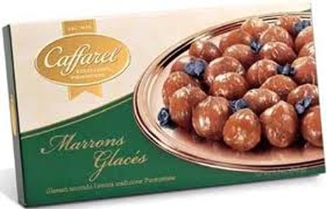 Caffarel Marrons Glaces (candied Chestnut) 240g (8.50oz) logo