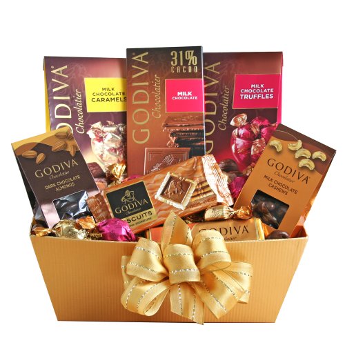 California Delicious Gift Containing Godiva Milk Chocolate, 4 Pound logo