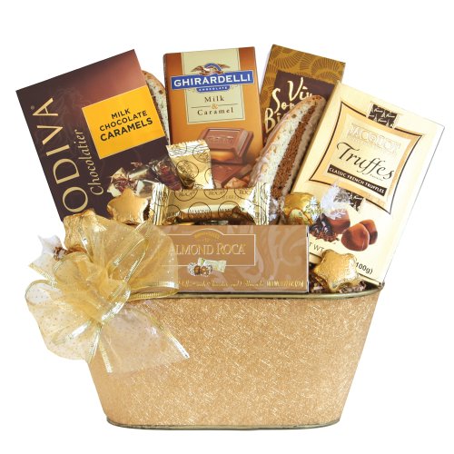 California Delicious Holiday Gold Rush Chocolate Gift Basket, 4 Pound logo