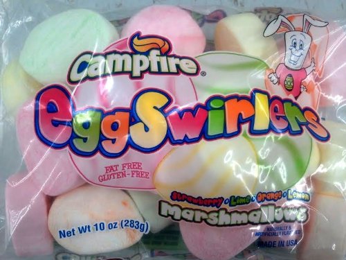 Campfire, Egg Swirlers, Egg Shaped Marshmallows, 10oz Bag (Pack of 4) logo