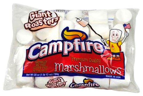 Campfire Giant Roaster Marshmallow, 28 ounce (Pack of 4) logo