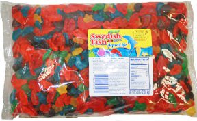 Candy Aqua Life Gummy Swedish Fish, 5 Lb logo