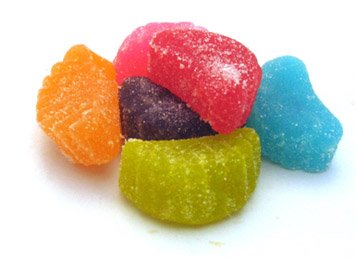 Candy Assorted Sour Fruit Slices, 3 Lb logo