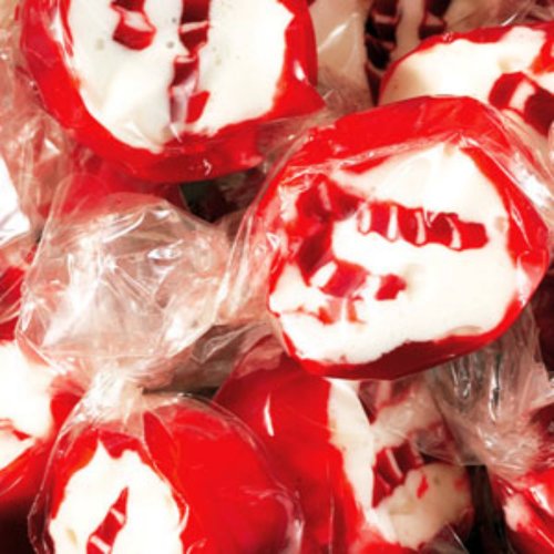 Candy Cane Nougat Fluff Taffy 3lb Bag logo