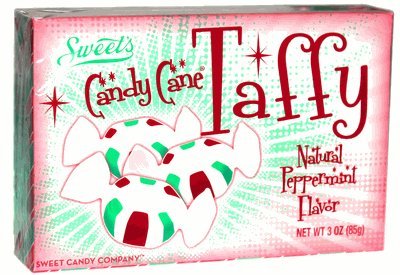 Candy Cane Peppermint Taffy Theater Box 3oz. logo