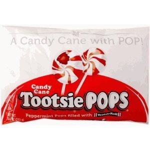 Candy Cane Tootsie Pops 9.6 Oz. Bags Pack of 3 logo