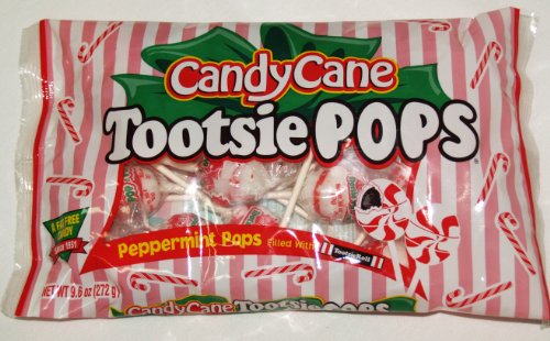 Candy Cane Tootsie Pops, 9.6oz Bag logo