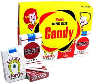 Candy Cigarettes, 1.6 Oz Box, 24 Count logo