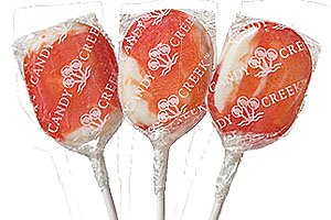 Candy Creek Orange Vanilla Paddle Pops, Bulk 5 Lb. Carton, Lollipops logo