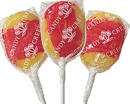 Candy Creek Strawberry Banana Paddle Pops, Bulk 5 Lb. Carton, Lollipops logo